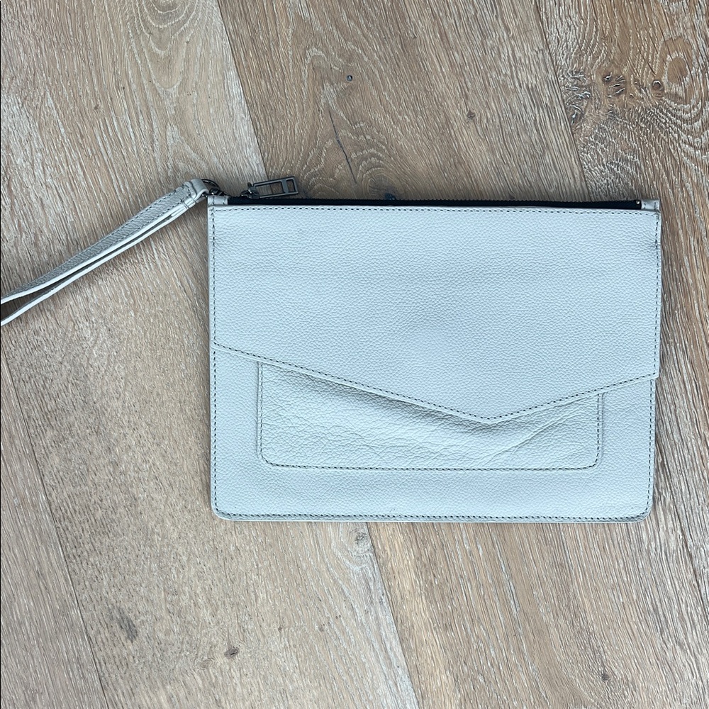 Botkier Light Gray Wristlet Clutch